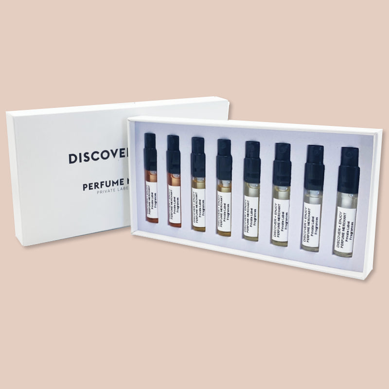 FEMININE DISCOVER + ENJOY | 8 x fragrance sample box by Perfume Merchant